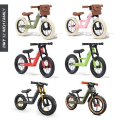 BERG BIKY Trial Groen Loopfiets 12 Inch Handrem 15 BERG BIKY Trial Groen Loopfiets 12 Inch Handrem -Rijden Speelgoed Winkel Berg biky loopfiets family