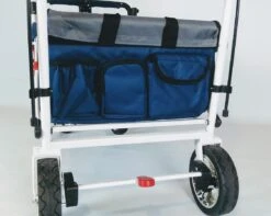 Active Outdoor Bolderkar Blauw Incl. Zonnedak, Extra Bagagetas En Extension. -Rijden Speelgoed Winkel active outdoor wagon detail opbergvakjes