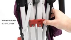 Active Outdoor Bolderkar Paars Met Zonnedak En Extra Bagagetas. Showmodel -Rijden Speelgoed Winkel bolderkar active outdoor opvouwen 6 1 1