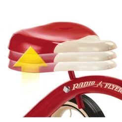 RadioFlyer Classic Red Tricycle Met Duwstang -Rijden Speelgoed Winkel classic red tricycle with push handle inset adjustable seat model 34t 1 1