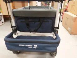 Active Outdoor Bolderkar Blauw Incl. Zonnedak, Extra Bagagetas En Extension. -Rijden Speelgoed Winkel extension scaled 1