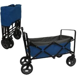 Mc-Sports Outdoor Bolderwagen Blauw/grijs 5 Mc-Sports Outdoor Bolderwagen Blauw/grijs -Rijden Speelgoed Winkel outdoor bolderwagen blauw grijs 1