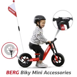 BERG Biky Mini Red Loopfiets 10 ” Inch EVA Banden -Rijden Speelgoed Winkel preview 8715839077742 08 BERG Biky MiniRed Accessoires