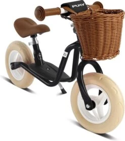 PUKY 1510 LRM Retro Zwart Loopfiets Black -Rijden Speelgoed Winkel puky 4092 loopfiets lrm zwart retro incl mandje speelactief.nl 1 1