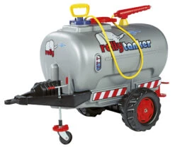 RollyToys Tanker Enkelas Zilver Tank-aanhangwagen