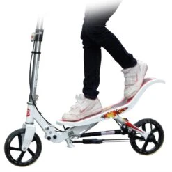 Space Scooter White Spacescooter Wit -Rijden Speelgoed Winkel spacescooter step autoped white 3