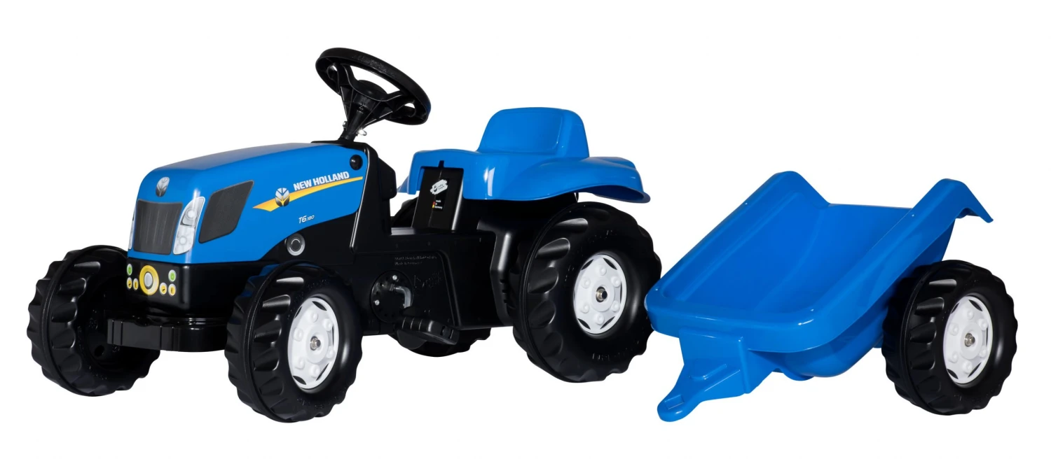 Rollykid New Holland + Aanhanger – Traptractor 1 Rollykid New Holland + Aanhanger – Traptractor
