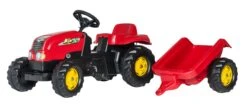 RollyKid X + Aanhanger Rood – Traptractor