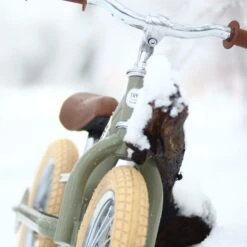 Trybike Steel Green 2in1 Loopfiets Vintage Groen -Rijden Speelgoed Winkel trybike vintage green 1