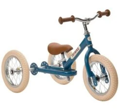 Rijden Speelgoed Winkel -Rijden Speelgoed Winkel trybike vintage steel 2 in 1 loopfiets blauw 1