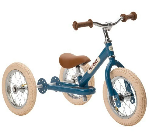 Trybike Steel Blue 2-in-1 Loopfiets Vintage